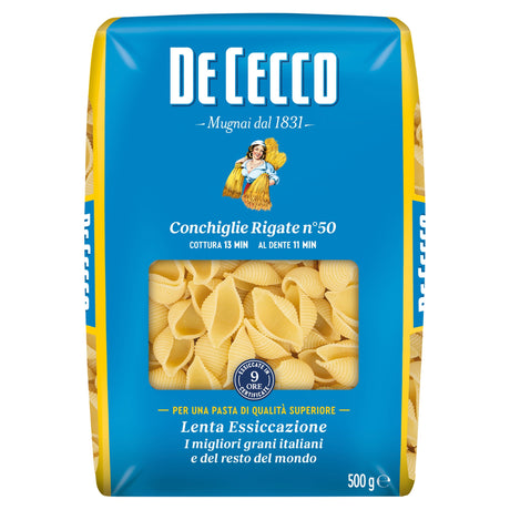 De Cecco Conchiglie Rigate 500 g