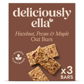 Deliciously Ella Hazelnut Pecan & Maple Oat Bars 3 x 50 g