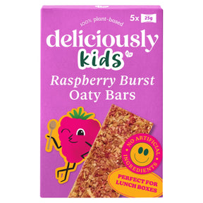 Deliciously Kids Raspberry Burst Oaty Bars 5 x 25 g