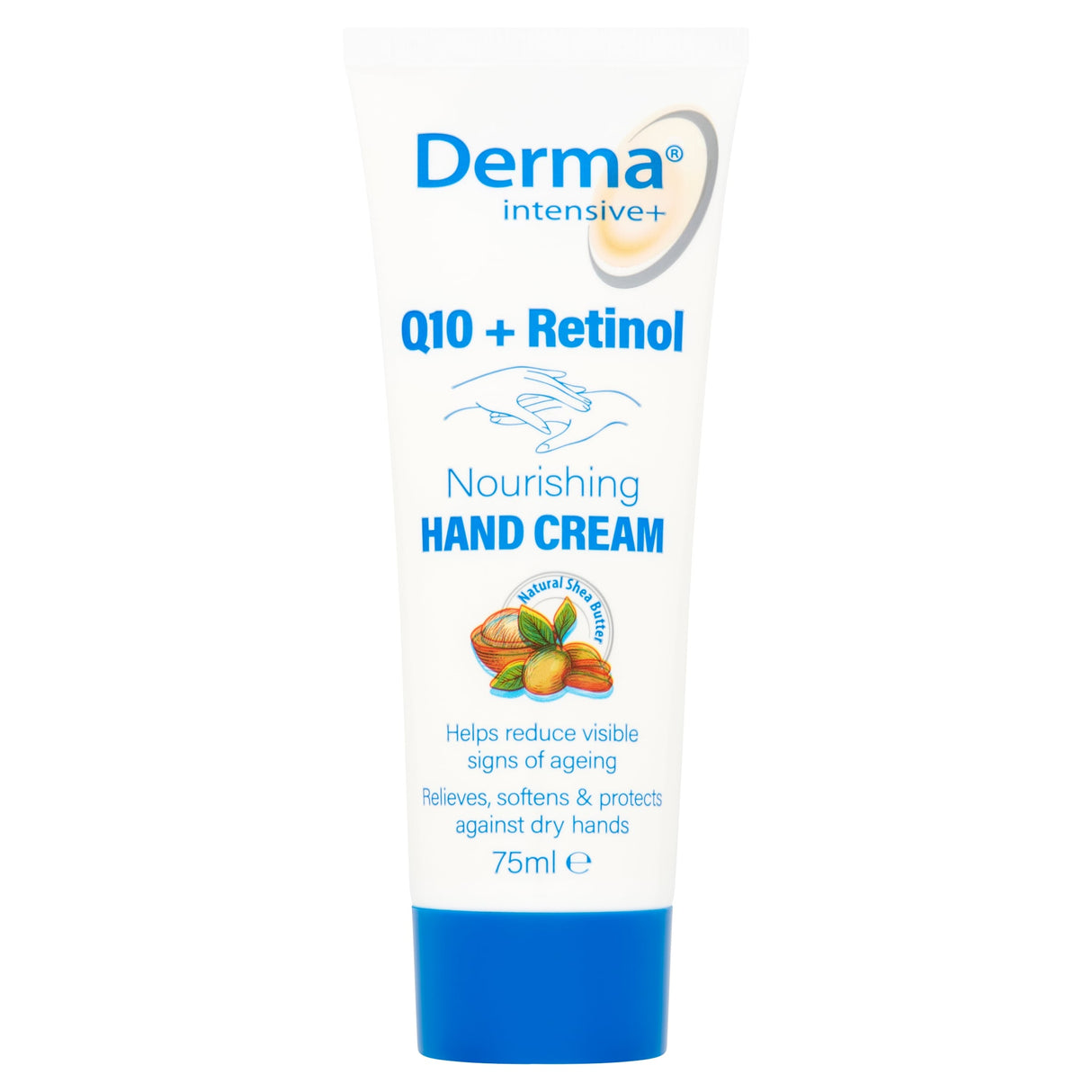 Derma Intensive+ Q10 + Retinol Nourishing Hand Cream 75 ml