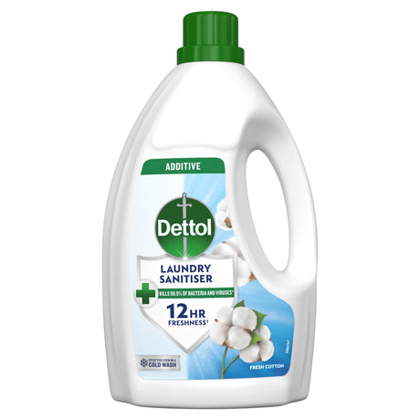 Dettol Anti-Bacterial Laundry Cleanser Liquid Fresh Cotton 1.5 L
