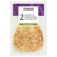 Tesco Garlic & Coriander Naan x2 260 g