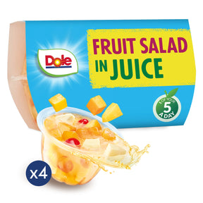 Dole Fruit Salad With Cherry 4 x 113 g