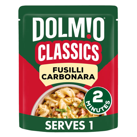 Dolmio Classics Carbonara Fusilli Pasta Ready Meal 250 g