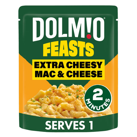 Dolmio Feasts Cheesy Mac & Cheese Pasta Ready Meal 250 g