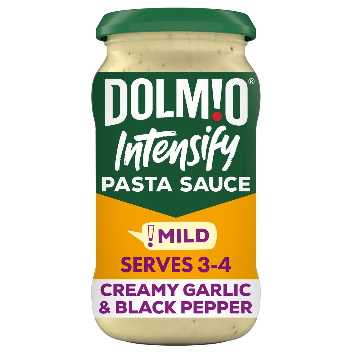Dolmio Intensify Creamy Garlic & Black Pepper Sauce 390 g
