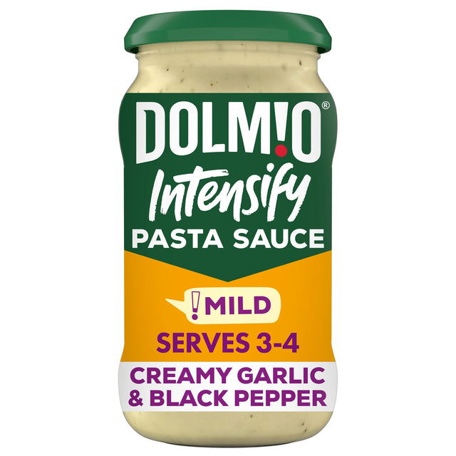 Dolmio Intensify Creamy Garlic & Black Pepper Sauce 390 g