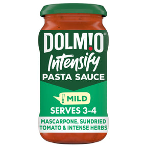 Dolmio Intensify Pasta Sauce Mild Mascarpone Sundried Tomato & Intense Herbs 400 g