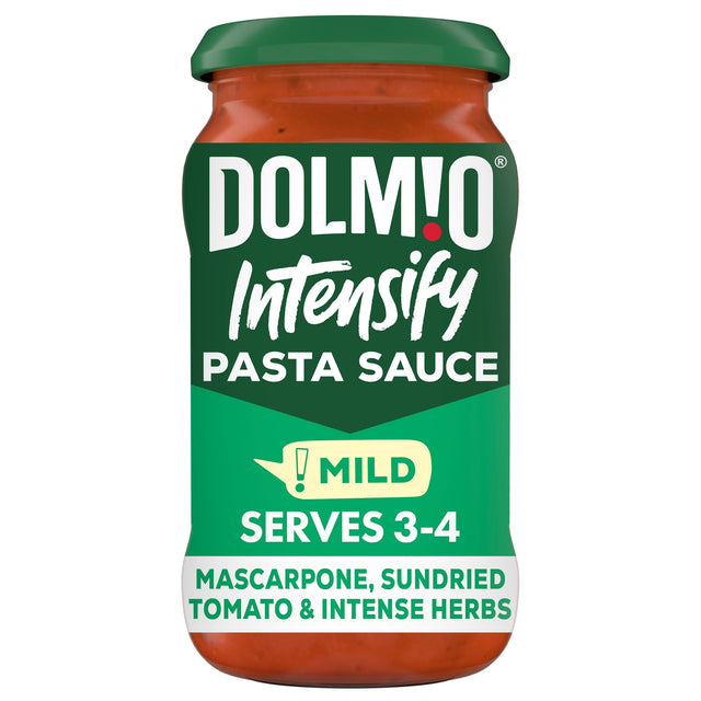 Dolmio Intensify Pasta Sauce Mild Mascarpone Sundried Tomato & Intense Herbs 400 g
