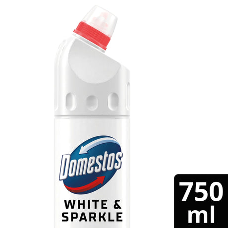 Domestos Bleach White & Sparkle Toilet Cleaner 750 ml