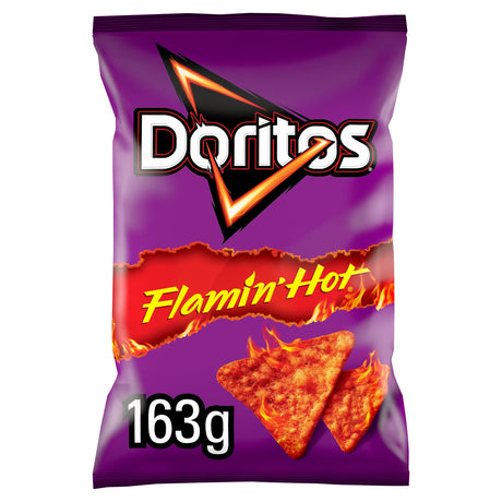 Doritos Extra Flamin' Hot Tortilla Chips 163 g