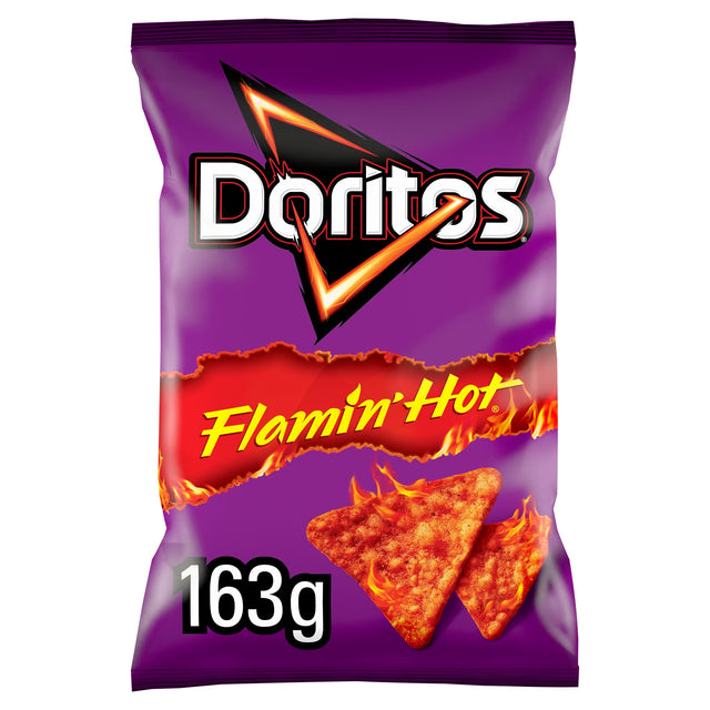 Doritos Extra Flamin' Hot Tortilla Chips 163 g