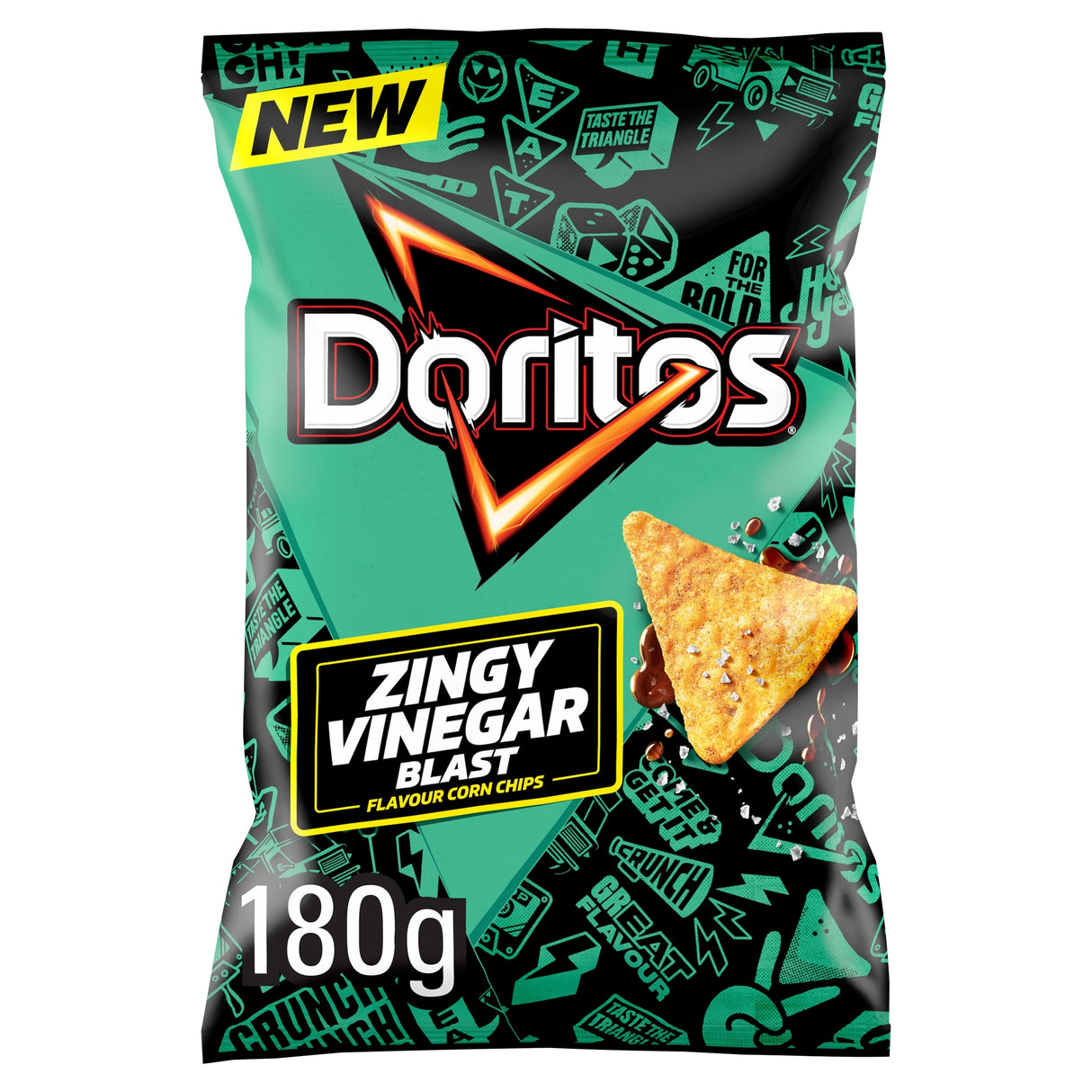 Doritos Zingy Vinegar Blast Sharing Crisps 180 g