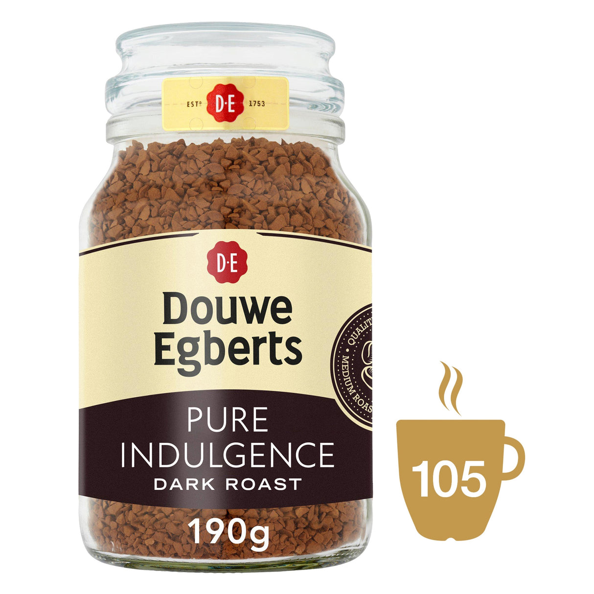 Douwe Egberts Pure Indulgence Instant Coffee 190 g