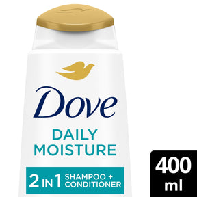Dove Daily Moisture 2 in 1 Shampoo & Conditioner 400 ml