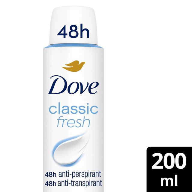 Dove Women Classic 48 Hour Anti-Perspirant Deodorant 200 ml