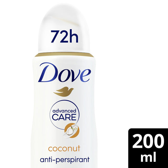 Dove Women Coconut & Jasmine 72 Hour Advanced Care Anti-Perspirant Deodorant 200 ml