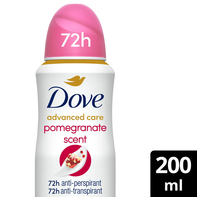 Dove Women Go Fresh Pomegranate 72 Hour Advanced Care Anti-Perspirant Deodorant 200 ml