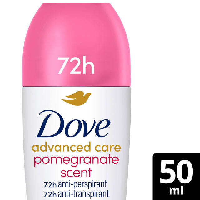 Dove Women Go Fresh Pomegranate 72 Hour Advanced Care Roll On Anti-Perspirant Deodorant 50 ml