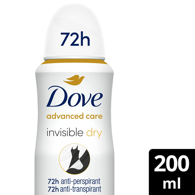 Dove Women Invisible Dry 72 Hour Advanced Care Anti-Perspirant Deodorant 200 ml