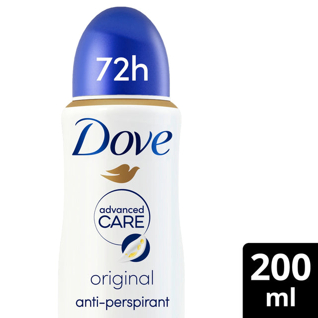 Dove Women Original 72 Hour Advanced Care Anti-Perspirant Deodorant 200 ml
