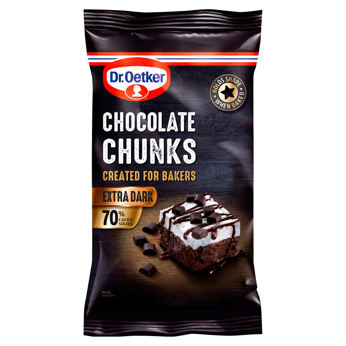 Dr. Oetker Extra Dark Chocolate Chunks 100 g