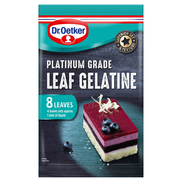 Dr. Oetker Platinum Grdleaf Gelatine 13 g