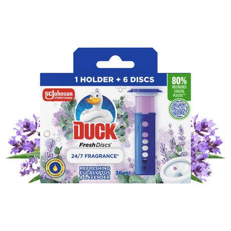 Duck Starter Kit Fresh Discs Lavender & Eucalyptus 36 ml