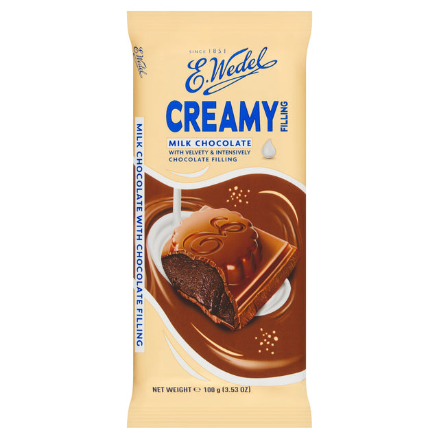 E. Wedel Milk Chocolate With Chocolate Filling 100 g