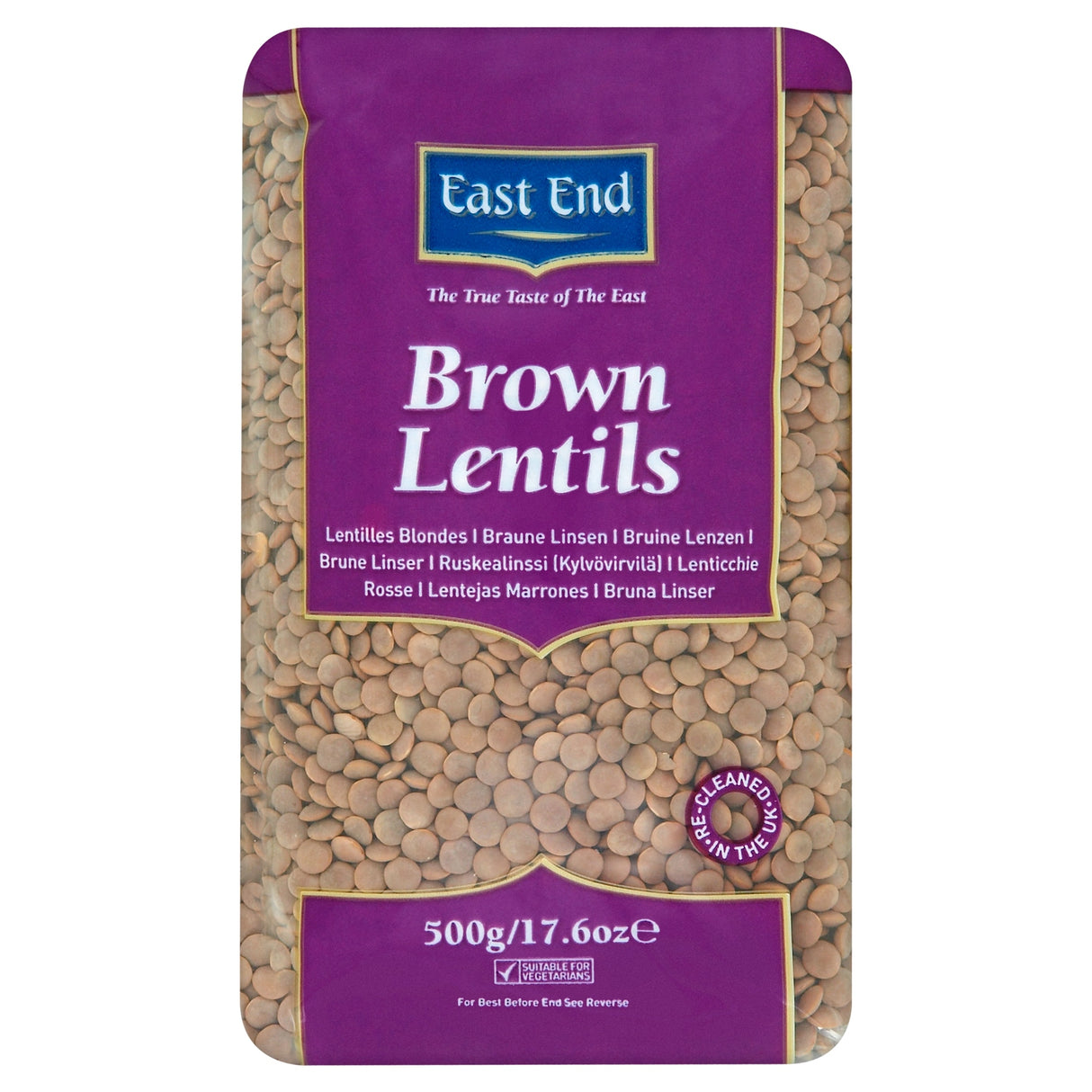 East End Brown Lentils 500 g