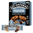 Eat Natural Protein Fruit & Nut Bars Peanuts & Dark Chocolate 3 x 40 g