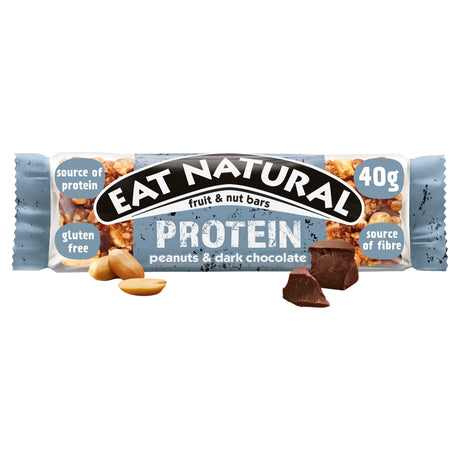 Eat Natural Protein Fruit & Nut Bars Peanuts & Dark Chocolate 40 g