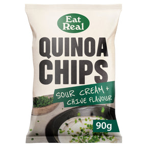 Eat Real Quinoa Chips Sour Cream & Chive 90 g