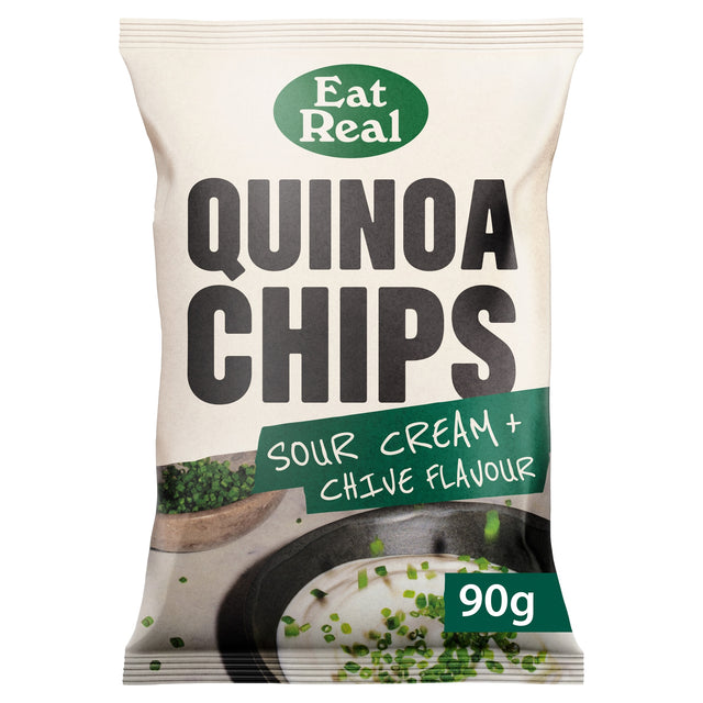 Eat Real Quinoa Chips Sour Cream & Chive 90 g