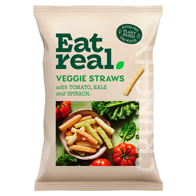 Eat Real Veggie Straws Tomato Kale & Spinach 110 g