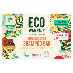 Eco Warrior Shampoo Bar Orange & Ginger 100 g