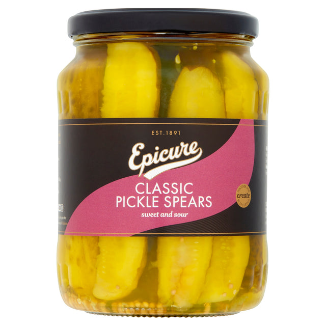 Epicure Classic Pickle Spears Sweet & Sour 670 g