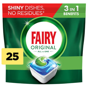 Fairy All In One Original Dish Washer Tablets 25 Pack 338 g