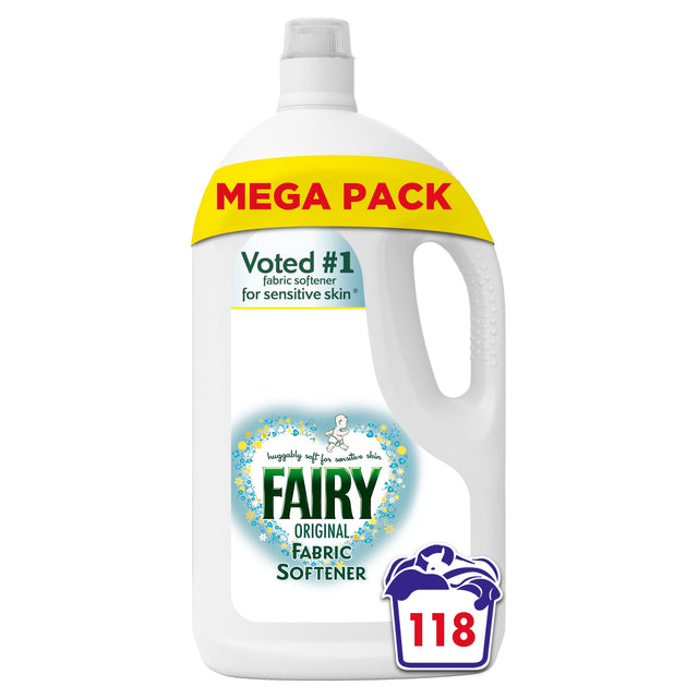Fairy Original Fabric Softener 118 Washes 3.894 L
