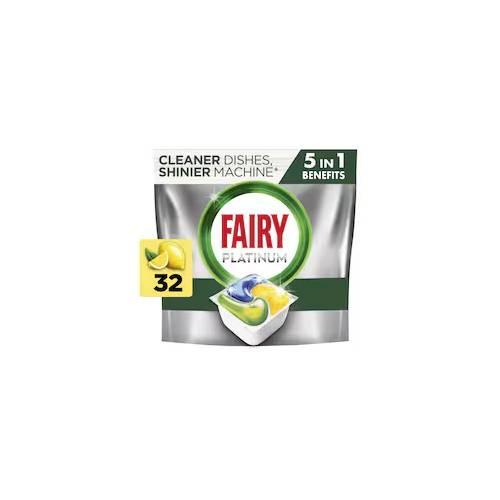 Fairy Platinum All In One 32 Dish Washer Tablets Lemon 477 g