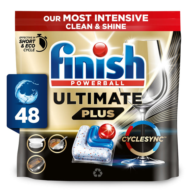 Finish Ultimate Plus All In One Fresh 48 Dish Washer Tablets 585.6 g