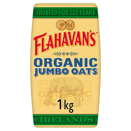 Flahavan's Irish Organic Jumbo Oats 1 kg