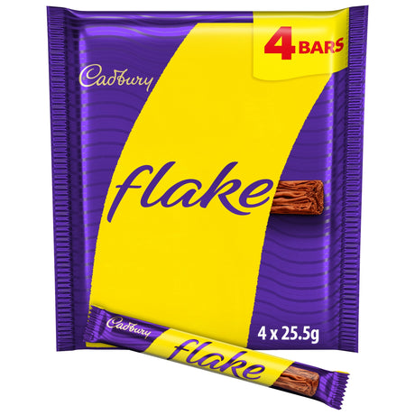 Flake Chocolate Bar 4 Pack Multi-Pack 102 g