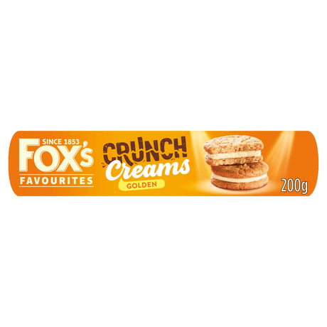 Fox's Favourites Crunch Creams Biscuits Golden 200 g