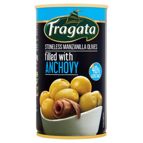 Fragata Low Salt Anchovy Stuffed Olives 350 g