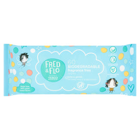 Fred & Flo Fragrance Free Wipes 60 Pack