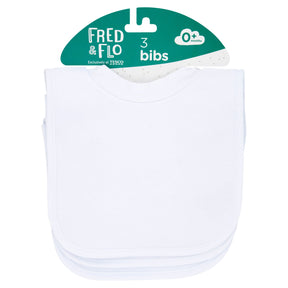 Fred & Flo Newborn Bibs 3 Pack