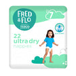 Fred & Flo Ultra Dry Nappies Size 7 2x2