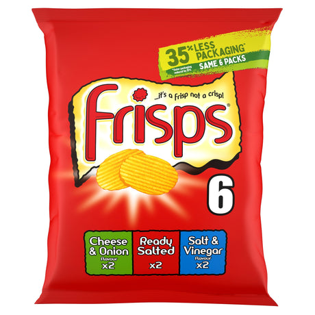 Frisps Assorted Crisps 6 x 25.5 g