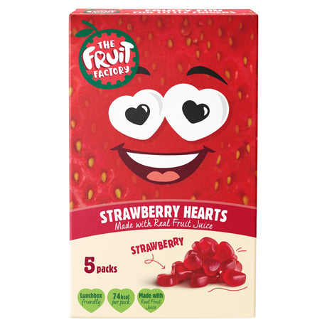Fruit Factory Fruit Hearts Strawberry 5 x 20 g